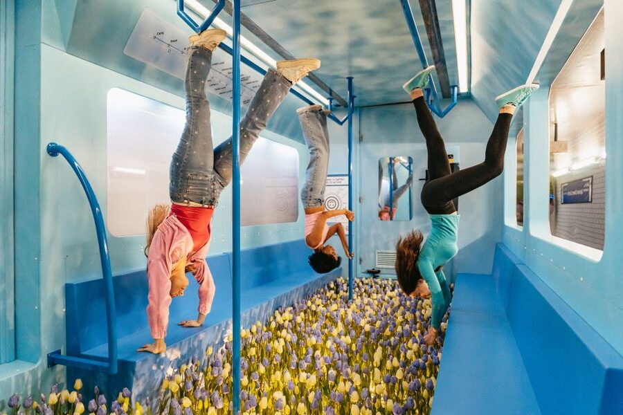 Amsterdam: The Upside Down Museum Entrance Ticket - Riding the upside-down metro