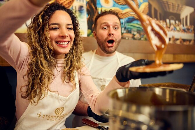 Amsterdam Traditional Dutch Syrup Waffle Making Workshop - Two waffles, toppings, and the practical payoff