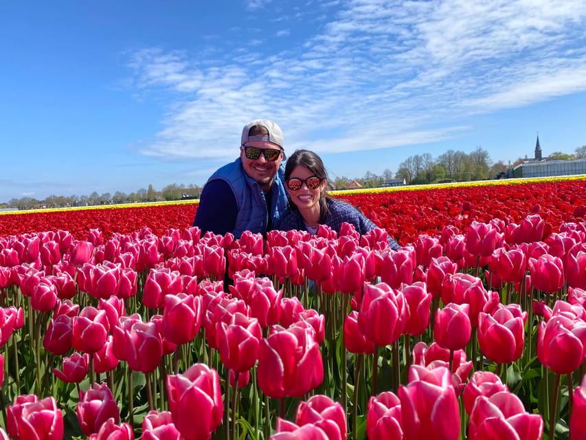 Amsterdam: Tulip Fields Day Tour with Lunch & Windmill - Three field visits and the best photo time
