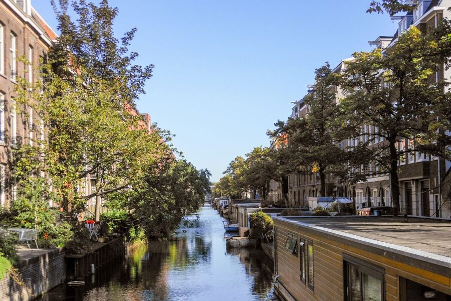 Amsterdam Walking Tour and Canal Cruise - West Church and the nearby Anne Frank House area