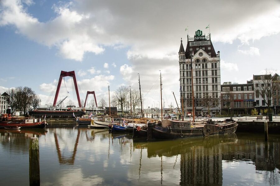 Amsterdam: Zaanse Schans, The Hague & Rotterdam Tour - Rotterdam, from Sint-Laurenskerk to the Markthal
