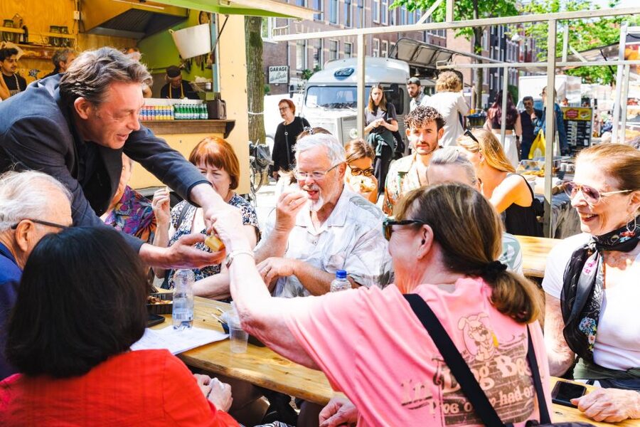 Boutique Dutch Food & History Tour with up to 8 guests only - The first stop: apple pie in a brown café