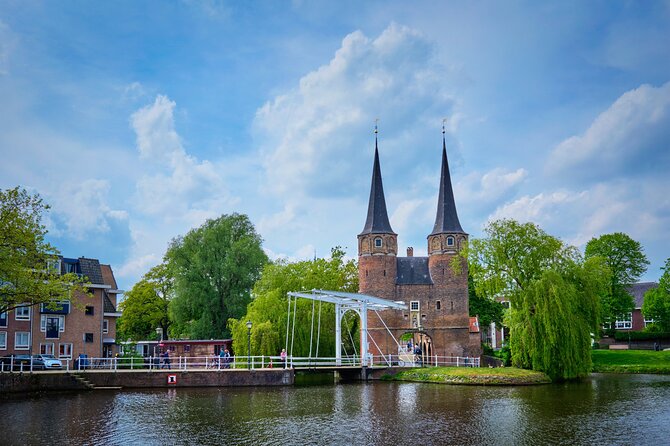 Delft: City Walk with Audio Guide in 7 Languages on your Phone - The Leaning Oude Kerk