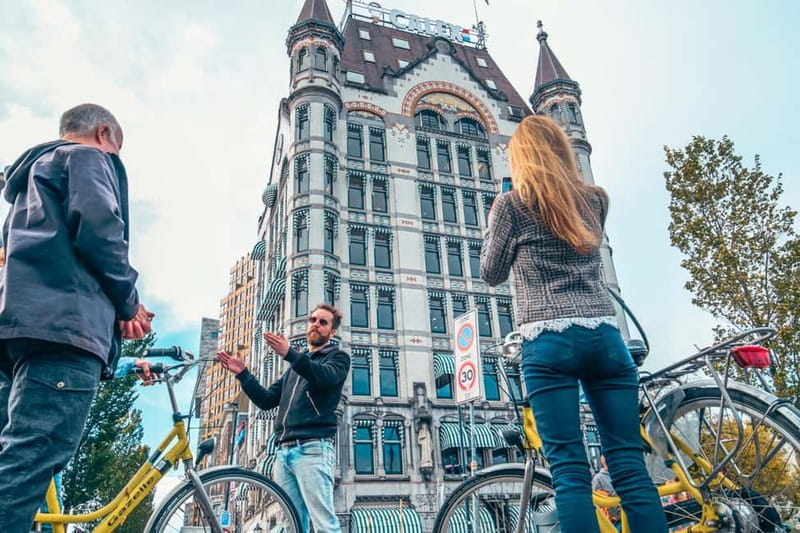 Discover Rotterdam: Classic Highlights Bike Tour by a Local - De Brandgrens and the story of Rotterdam’s destruction
