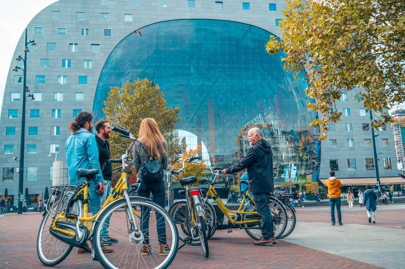 Discover Rotterdam: Classic Highlights Bike Tour by a Local - Hotel New York and the old harbor edge