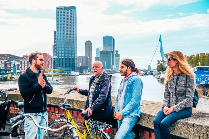 Discover Rotterdam: Classic Highlights Bike Tour with a Local - City Hall and St. Lawrence Church