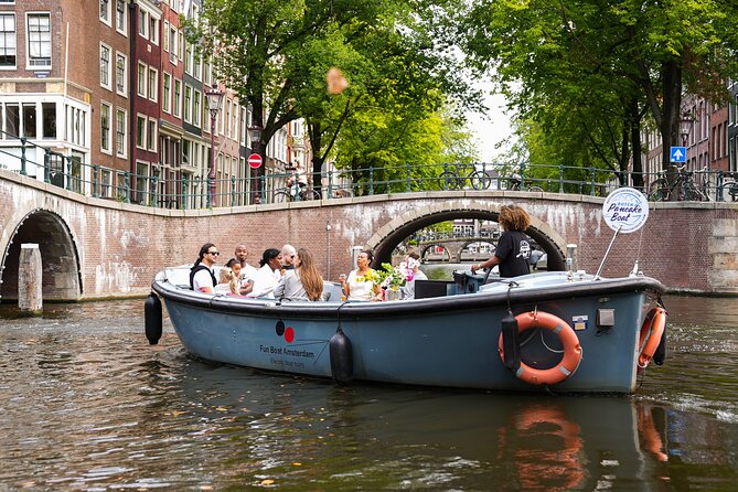 Dutch Pancake City Centre Canal Cruise - Anne Frank House and the western canals