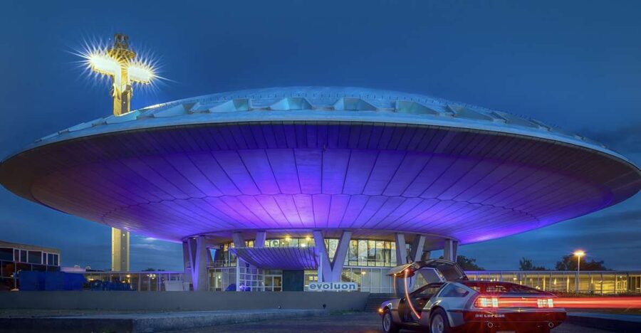 Eindhoven: Next Nature Museum Entry Ticket - Entering the Evoluon in Eindhoven