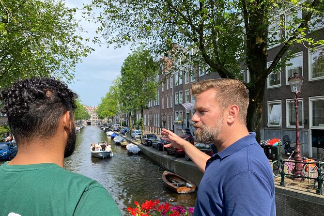 Explore hidden streets with friends - The Anne Frank House area and Westerkerk