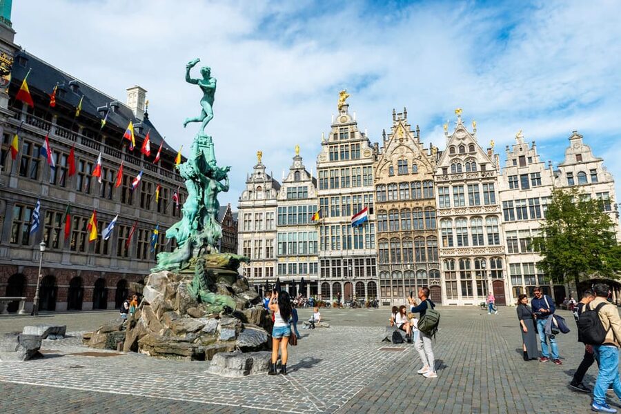 From Amsterdam: Antwerp & Ghent Full Day Tour - Ghent begins with a medieval fortress