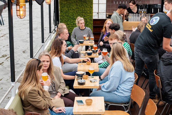 Groningen: Terrace Boat Experience with a Cozy Bar: 1.5 Hours - Drinks, snacks, and the real cost