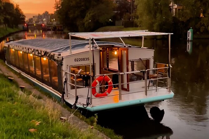 Groningen: Terrace Boat Experience with a Cozy Bar: 1.5 Hours - Oosterhaven and Groningen’s working-water views