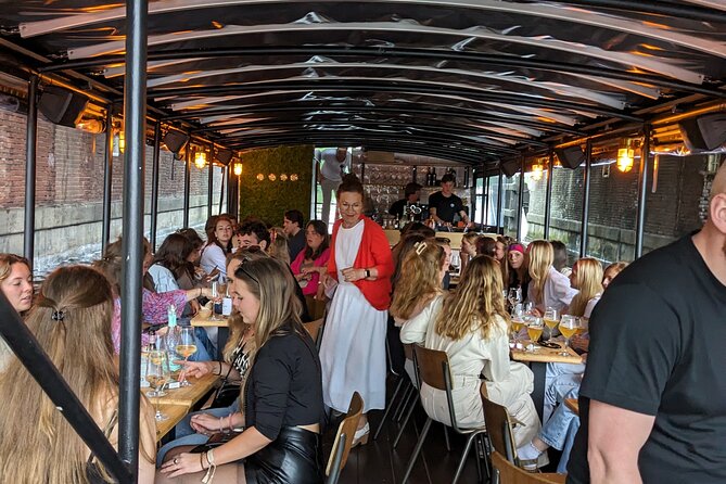 Groningen: Terrace Boat Experience with a Cozy Bar: 1 hour - Oosterhaven, where the city meets its maritime past