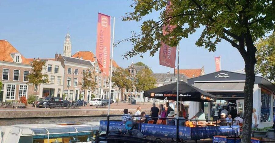 Haarlem: Dutch Windmill & Spaarne River Sightseeing Cruise - The Weighing House and old city buildings