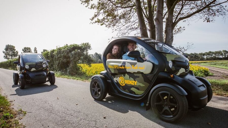 Lisse: Drive-it-Yourself Summer Flower GPS Audio Tour - Taking the wheel of the Renault Twizy