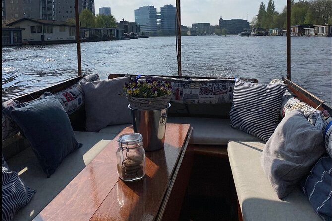 Luxury Amsterdam Canal Cruise – Unlimited Cocktails Included (1H) - The old harbor and NEMO Museum from the boat