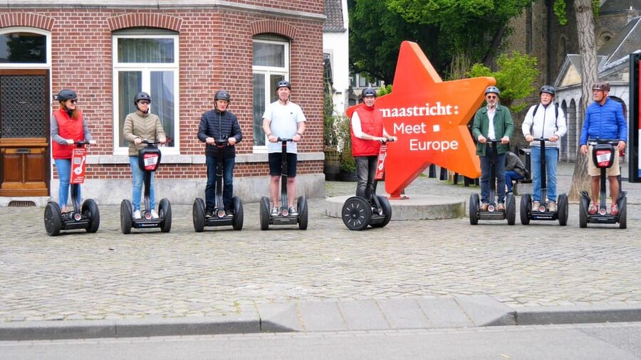 Maastricht: Segway City Tours - Limburg pie, coffee, and the Bishop’s Mill