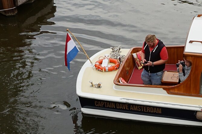 Morning Canal Cruise Amsterdam in Small-Group - Captain Dave, Tony, Gisella, and the Local Voice