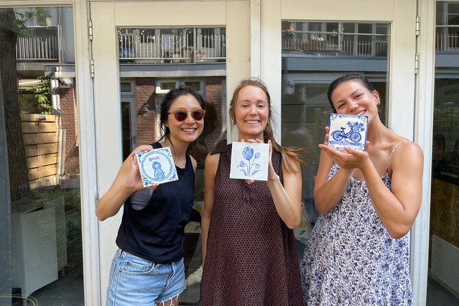 Private Souvenir Creation in Dutch Delft Blue from Netherlands - Why painting a tile makes a better Amsterdam souvenir