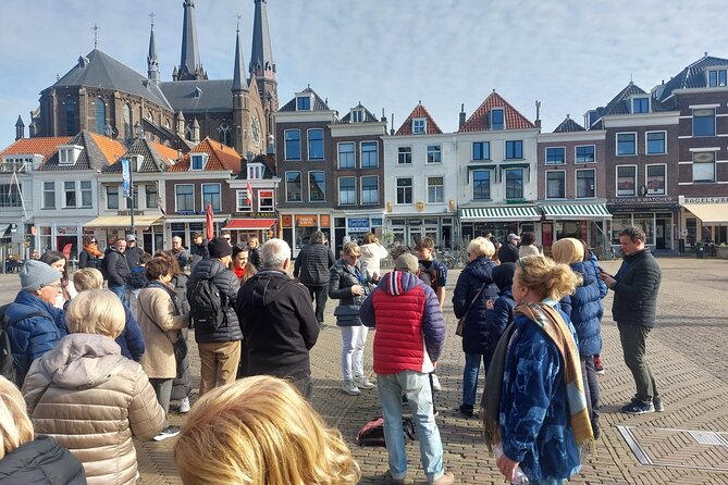 Private Tour of Delft & Rotterdam with Cube House and Transfer - Delft’s market square, town hall, and royal church
