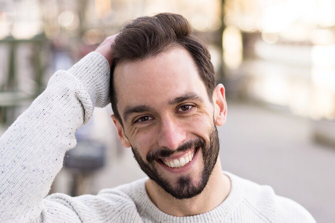 Professional Tinder Photo Session in Amsterdam - Getting comfortable in front of the camera