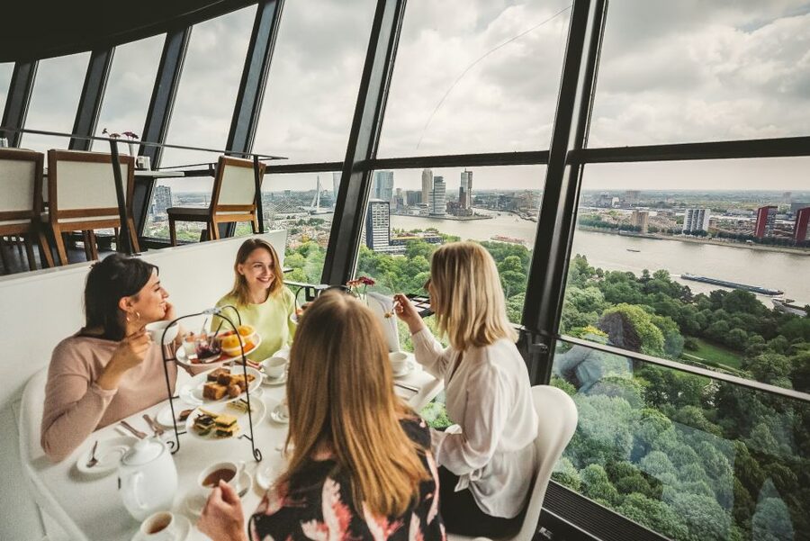 Rotterdam: Euromast Lookout Tower Ticket - The Euroscoop at 185 meters
