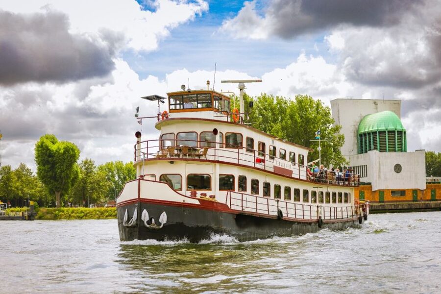 Rotterdam: Harbor Cruise on a Historic Ship - Waalhaven and the Scale of the Working Port