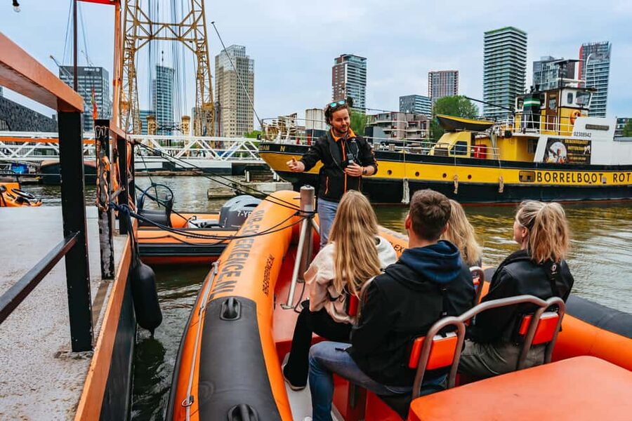 Rotterdam: RIB Speedboat Sightseeing Cruise - Why Rotterdam looks better from a fast RIB