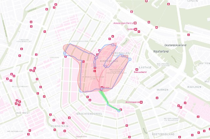 Self Guided City Tour in Amsterdam - Amsterdam Tulip - Nieuwe Kerk, Dam Square, and De Beurspassage