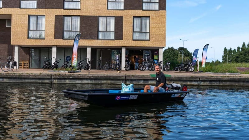 Self-Guided Electric Boat Rental - Taking the wheel from historic Goes