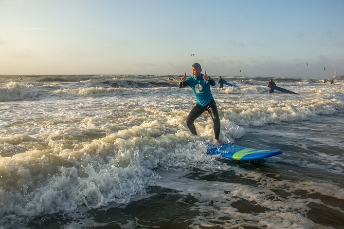 Surfing at The Shore in The Hague - The first hour: sand, safety, and board basics