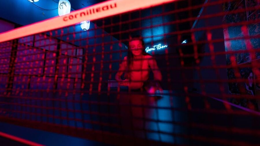The Hague: Ping Pong Table Rental at a Secret Ping Pong Bar - More than a table: music, darts, and a big screen
