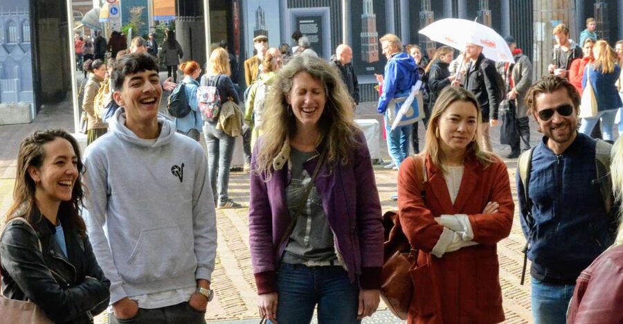 Utrecht Walking Tour with a local comedian as guide - Walking the Oudegracht and its unusual wharf cellars