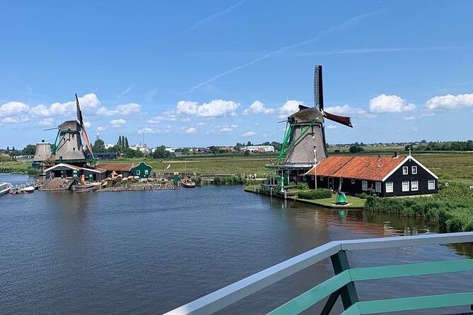 Zaanse Schans Giethoorn Private Tour from Amsterdam Canal Cruise - Zaanse Schans: windmills beside the Zaan